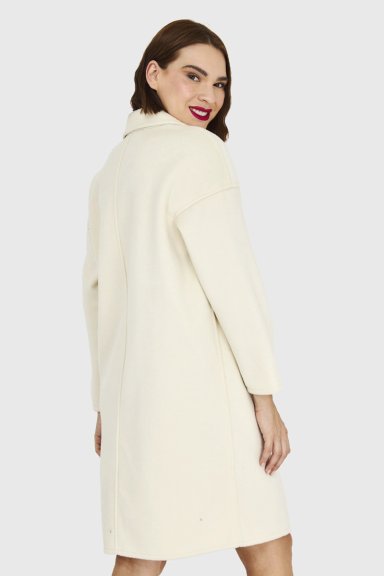 ABRIGO HOMBROS CAIDOS BLANCO INVIERNO INVIERNO NICOPOLY - 4