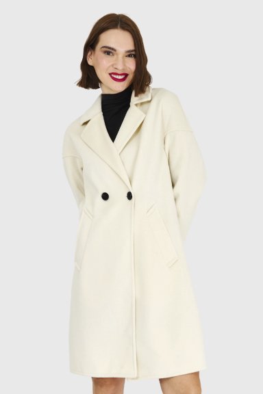ABRIGO HOMBROS CAIDOS BLANCO INVIERNO INVIERNO NICOPOLY - 5