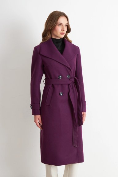 ABRIGO LARGO LAZO UVA NICOPOLY - 3