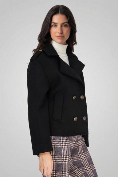 ABRIGO CORTO NEGRO NICOPOLY - 3