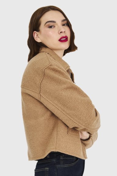 CHAQUETA BOUCLE  MOCA NICOPOLY - 3