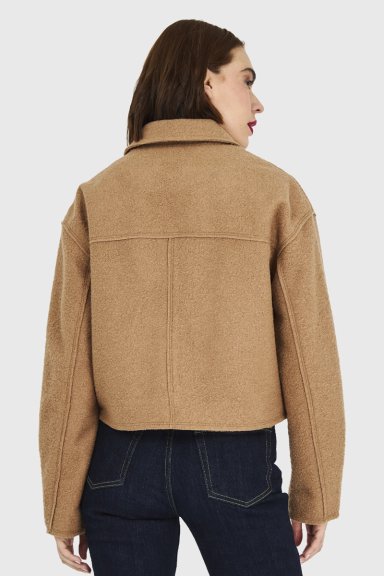 CHAQUETA BOUCLE  MOCA NICOPOLY - 4