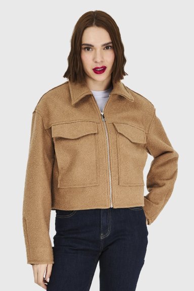 CHAQUETA BOUCLE  MOCA NICOPOLY - 5