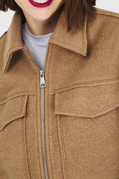 CHAQUETA BOUCLE  MOCA NICOPOLY - 6