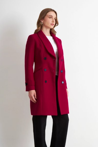 ABRIGO SOLAPA REDONDA ROJO NICOPOLY - 3