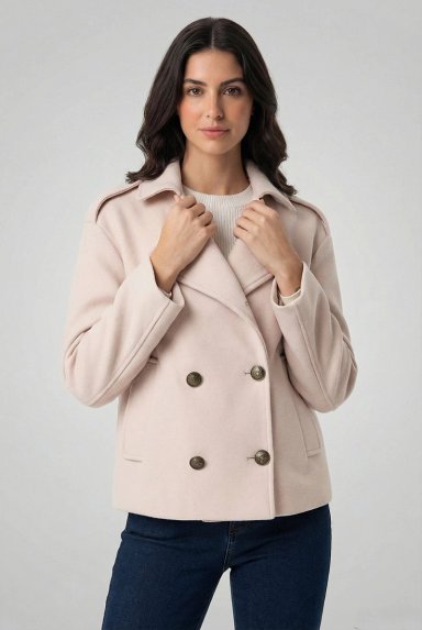 ABRIGO CORTO BEIGE NICOPOLY - 3