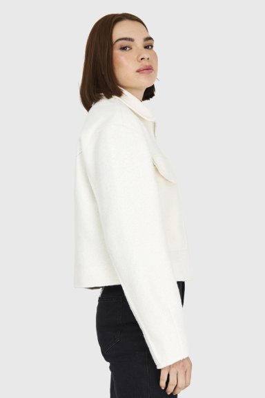 CHAQUETA BOUCLE  BLANCO INVIERNO INVIERNO NICOPOLY - 3