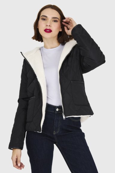CHAQUETA REVERSIBLE NEGRO NICOPOLY - 1