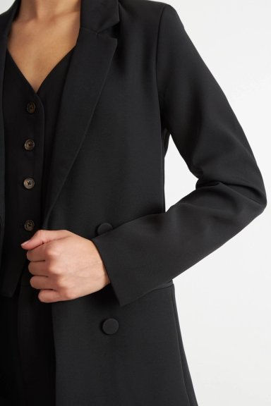 BLAZER BASICO DE TOPE NEGRO NICOPOLY - 6