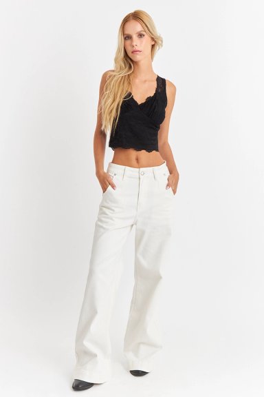 JEANS WIDE LEG BLANCOS NICOPOLY - 2
