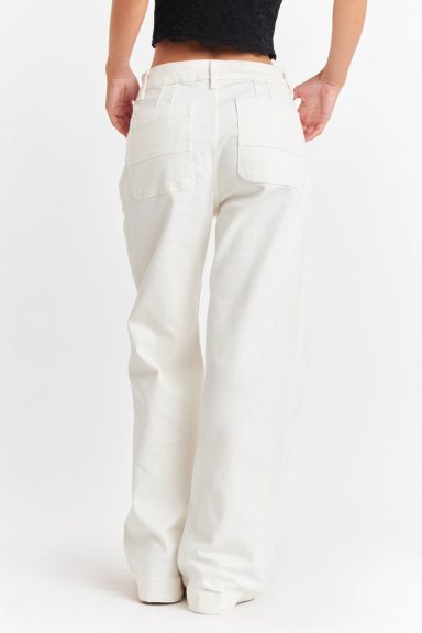 JEANS WIDE LEG BLANCOS NICOPOLY - 4