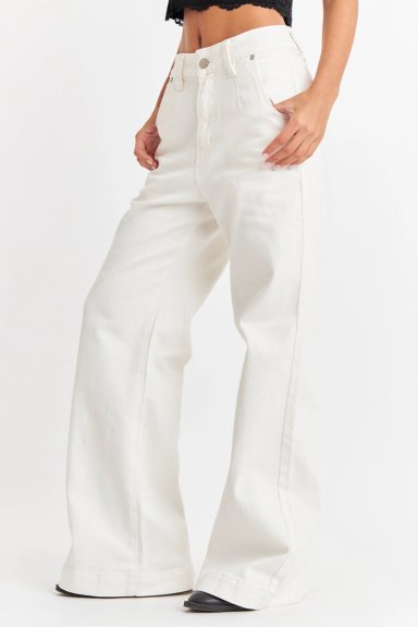 JEANS WIDE LEG BLANCOS NICOPOLY - 5