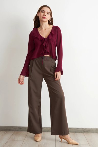 BLUSA VUELOS MANGA LARGA BURDEO NICOPOLY - 2