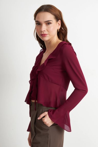 BLUSA VUELOS MANGA LARGA BURDEO NICOPOLY - 3