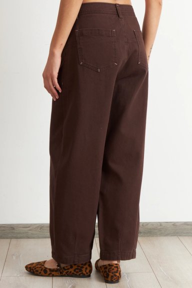 JEANS CORTE BARREL CAFE  NICOPOLY - 4