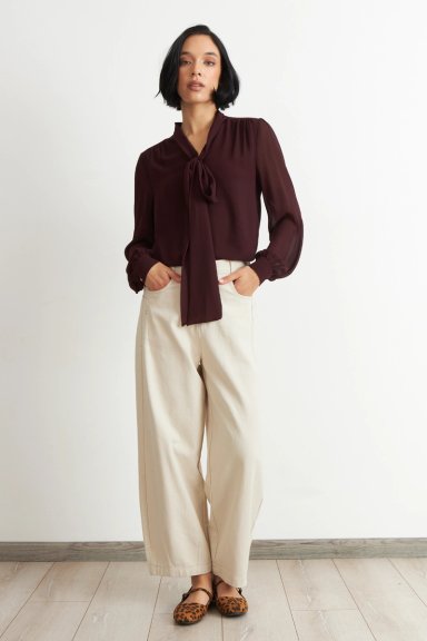 JEANS CORTE BARREL BLANCO NICOPOLY - 2