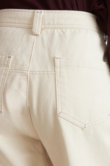 JEANS CORTE BARREL BLANCO NICOPOLY - 6