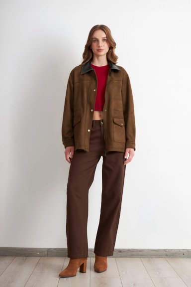 CHAQUETA TIPO BARBOUR MOCCA NICOPOLY - 2