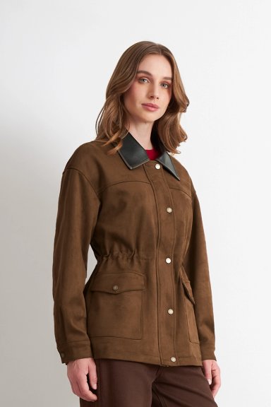 CHAQUETA TIPO BARBOUR MOCCA NICOPOLY - 3
