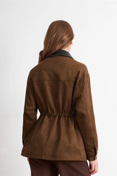 CHAQUETA TIPO BARBOUR MOCCA NICOPOLY - 4