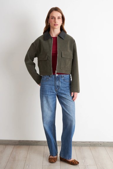 CHAQUETA BARN JACKET OLIVA NICOPOLY - 2