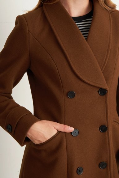 ABRIGO SOLAPA REDONDA CAFE  NICOPOLY - 6