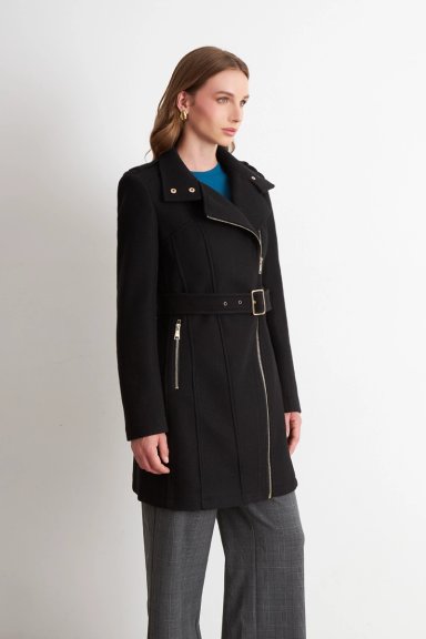 ABRIGO CIERRE LATERAL NEGRO NICOPOLY - 3