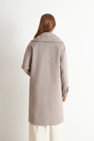 ABRIGO LANILLA CON SOLAPA KHAKI NICOPOLY - 4