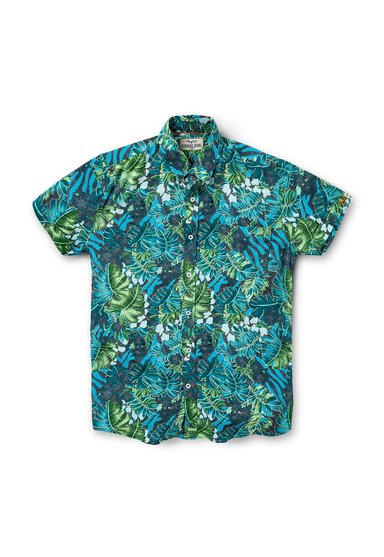 CAMISA MANGA CORTA ESTAMPADA PORTLAND GREEN - 5