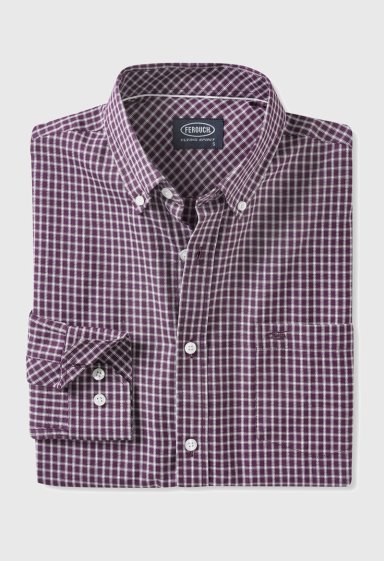 CAMISA CHECKERED  VIRGINA F PURPLE - 5
