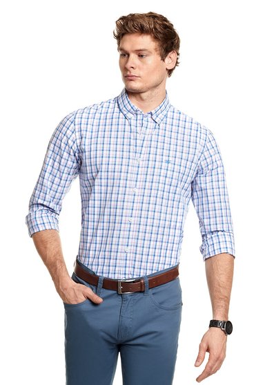 CAMISA CHECKERED SEATTLE PINK - 1
