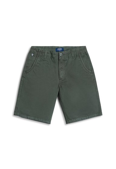 BERMUDA GARMENT DYED F MILITARY - 1
