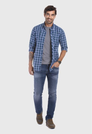 CAMISA CHECKERED MADISON F GREEN - 2