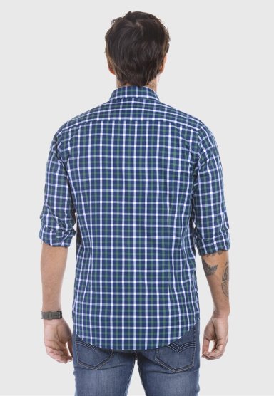 CAMISA CHECKERED MADISON F GREEN - 3