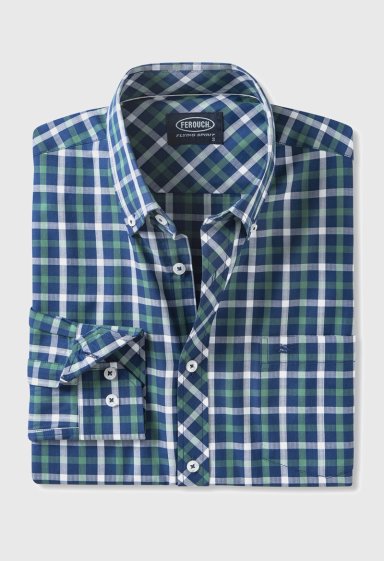 CAMISA CHECKERED MADISON F GREEN - 5