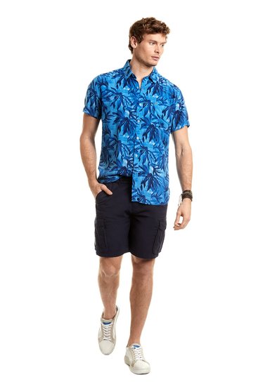 CAMISA ESTAMPADA SAFARI FJ INDIGO - 2