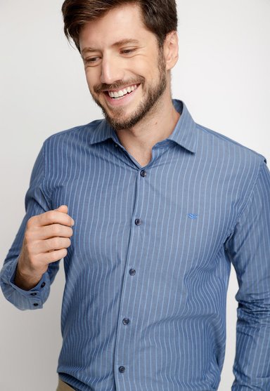 CAMISA STRIPED COLOR F SKY - 3