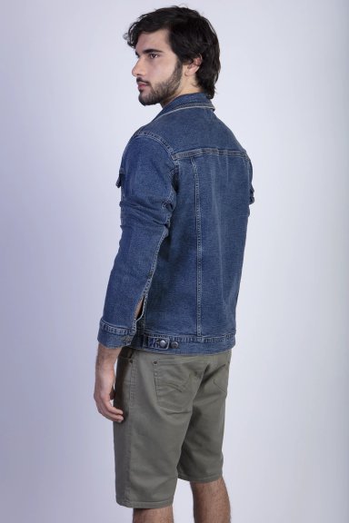 CHAQUETA BASIC DENIMFJ NAVY - 2