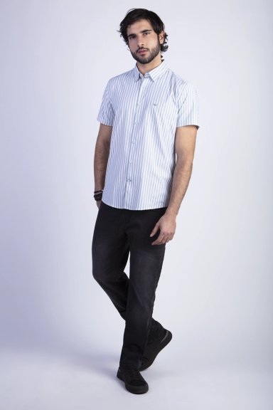 CAMISA LISTADA LANCASTER F GREEN - 3