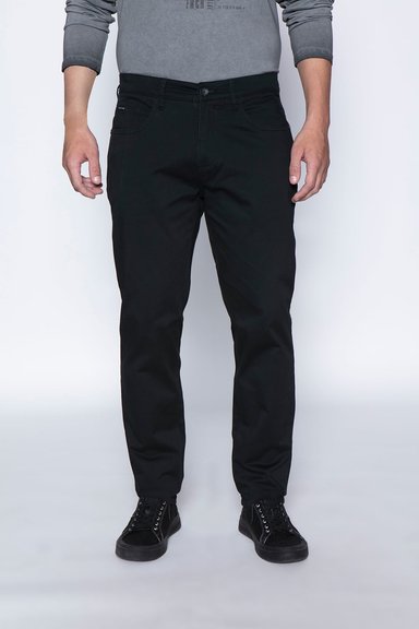 PANTALÓN ALGODÓN HOMBRE FEROUCH NEGRO 206009X0016 FIVE POCKET - 1