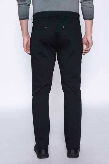 PANTALÓN ALGODÓN HOMBRE FEROUCH NEGRO 206009X0016 FIVE POCKET - 2