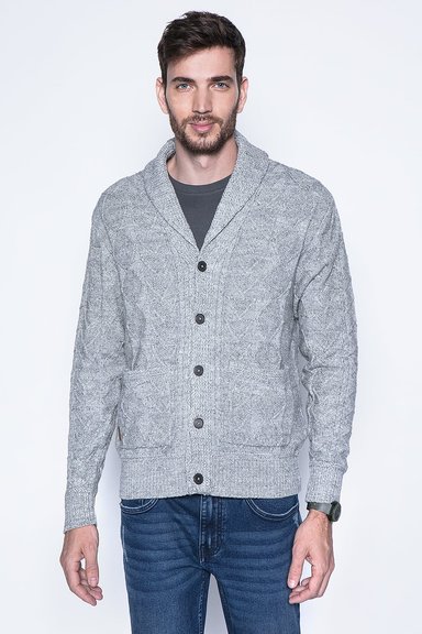 CARDIGAN CLIFTON F LT GREY - 1