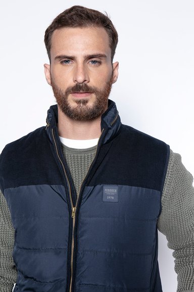 VEST SILVER F NAVY - 3