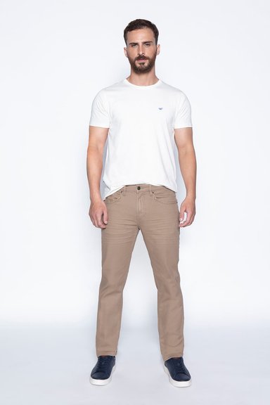 JEANS COLOR FJ KHAKI - 4