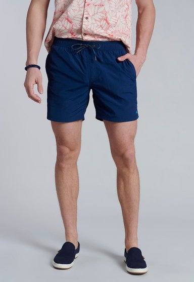 TRAJE DE BAÑO NYLON HOMBRE FEROUCH 463203Y0034 BASICO F NAVY - 1