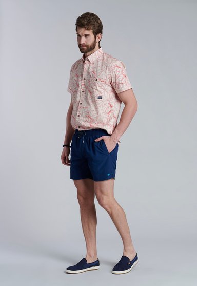 TRAJE DE BAÑO NYLON HOMBRE FEROUCH 463203Y0034 BASICO F NAVY - 2