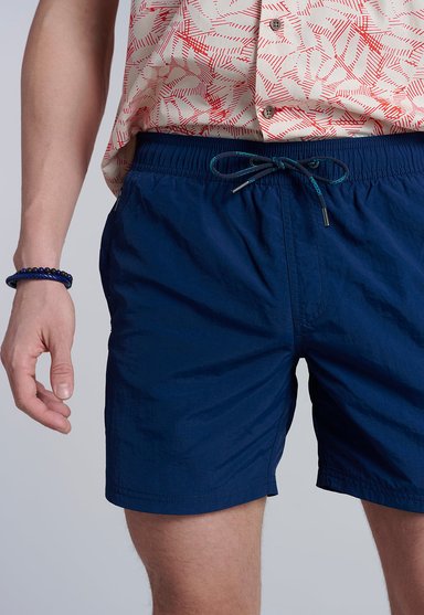 TRAJE DE BAÑO NYLON HOMBRE FEROUCH 463203Y0034 BASICO F NAVY - 3