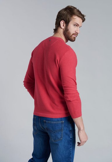 SWEATER ARIZONA F DK CORAL - 4