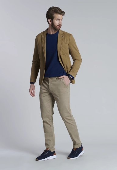 PANTALÓN ALGODÓN HOMBRE FEROUCH KHAKI 201313X0008 LOWELL F - 5