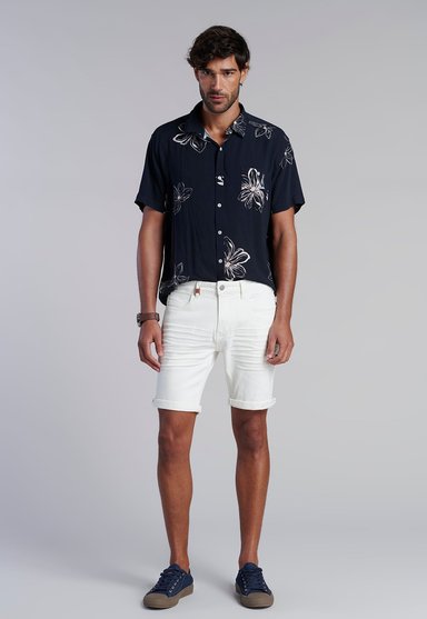 BERMUDA ALGODÓN HOMBRE FEROUCH ECRU 257406Y0189 ELYRIA FJ - 2